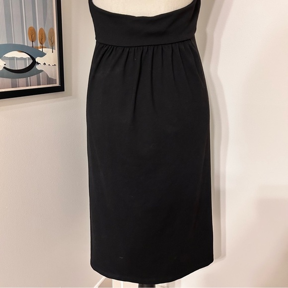 Susana Monaco Black and Halter Midi Sundress SZ L - Picture 4 of 6